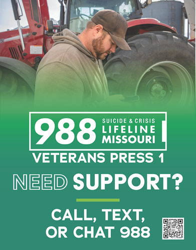 Example of Missouri 988 Poster Featuring a Man